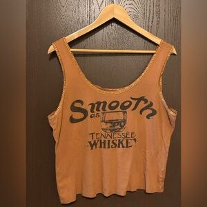 Smooth as Tennessee Whiskey Graphic Tank Top XL